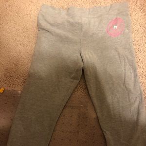 Victoria’s Secret pink gray leggings large